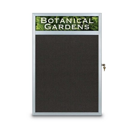 United Visual Products Open Faced Traditional Corkboard, 60x48" UV644A-WHITE-COBACC